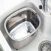Ernest A-75435 Stainless Steel Washtub with Legs (Made in Japan) Approx. 11.4 x 15.0 x 6.1 inches (29 x 38 x 15.5 cm) view 2