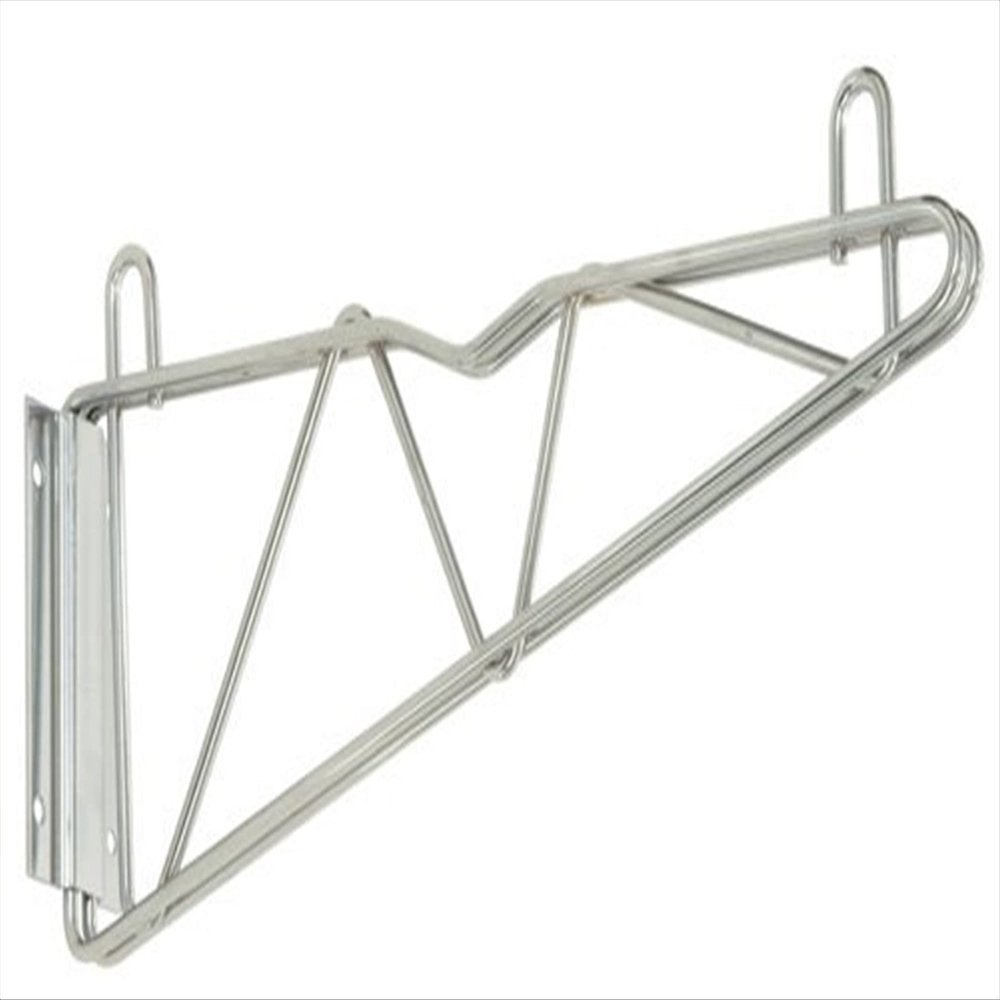 Quantum DWB18 Cantilever Arm, Single, Wall Mount, 2 18" Cantilever Arms, 2 Wall Mount Brackets, Chrome Plated Finish, NSF