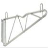 Quantum DWB18 Cantilever Arm, Single, Wall Mount, 2 18" Cantilever Arms, 2 Wall Mount Brackets, Chrome Plated Finish, NSF view 1