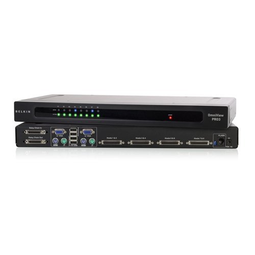 8PORT PRO3 KVM Switch with 4-F1D9400-06
