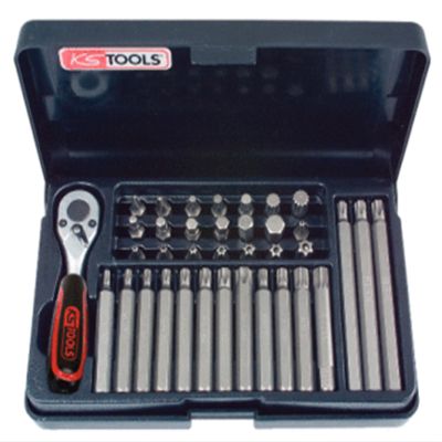 KS TOOLS 4042146073032 SK Hand Tool 10mm Classic Bit Set, 37 Pcs