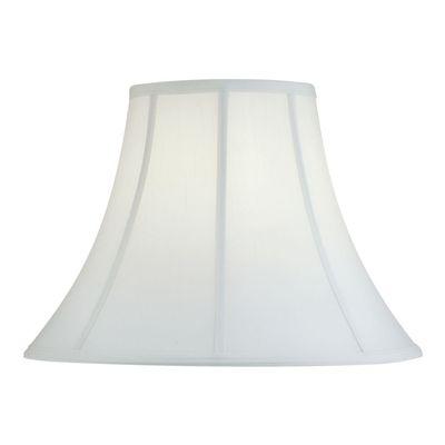 Eggshell Silk Bell Lamp Shade with Spider Assembly