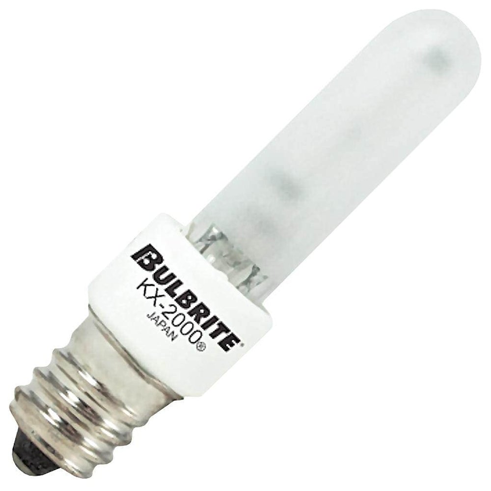 Bulbrite 40 Watt E12 Dimmable T3 Xenon Light Bulb, Frosted , Soft White , 1 Pack - KX40FR/E12