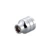 Kyoto Tool (KTC) Socket Hex B214, Opposite Side Dimensions: 0.6 x Insertion Angle: 0.25 x Total Length: 0.5 inches (14 x 6.3 x 13.5 mm) view 1