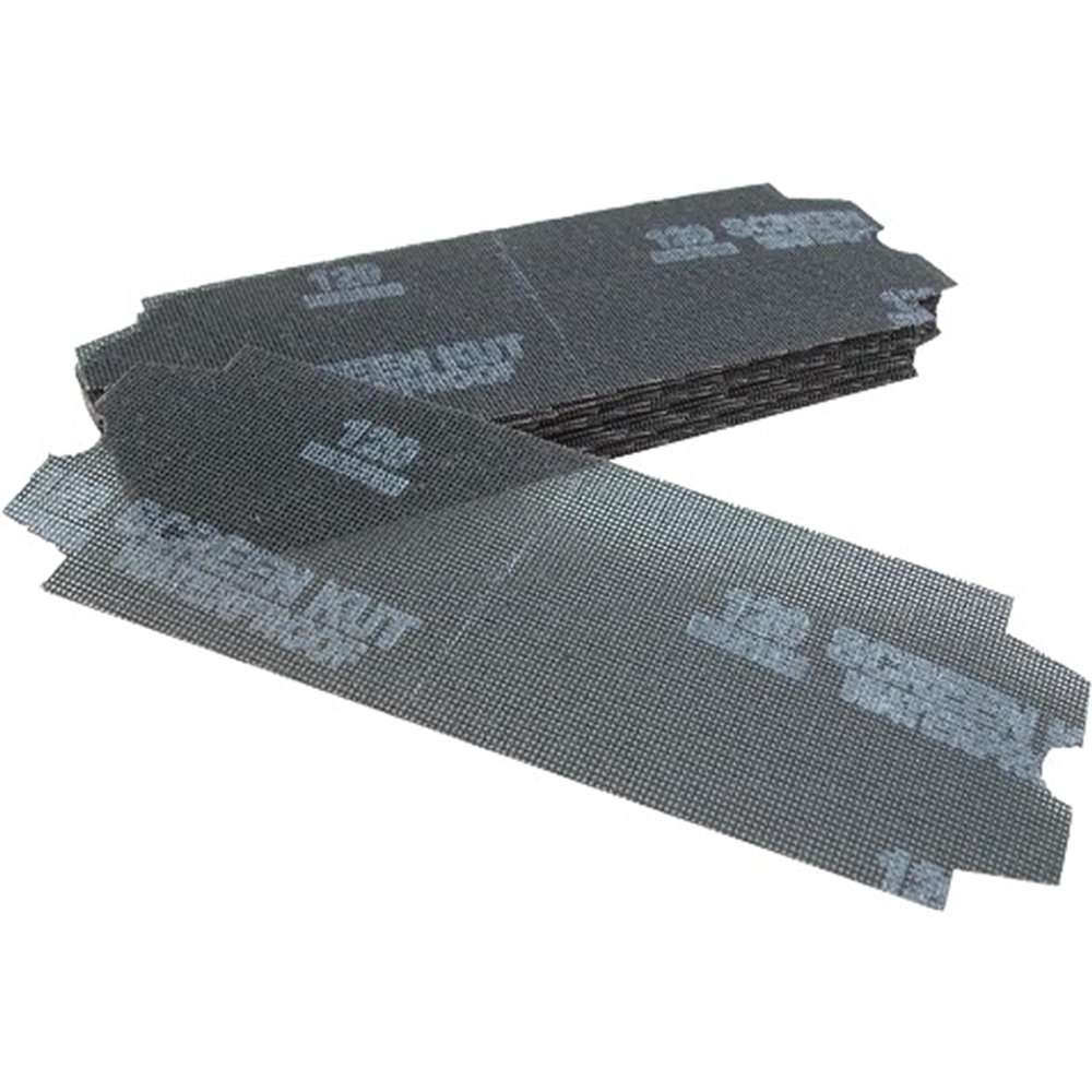 Marshalltown Die-Cut Sandpaper, 120 Grit Sandscreens, Sanding Sponge Pads, Made in The USA, 816