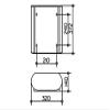 Keuco Papiertuchspender Plan 14985 Silber eloxiert 14985170000 view 2