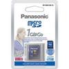 Panasonic RP-SM01GBU1K 1GB Micro SD Memory Card with MicroSD-SD adapter view 1