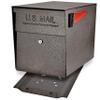 Mail Boss Large Capacity Locking Curbside Post Mount Mailbox, USPS Approved view 1