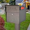 Mail Boss Large Capacity Locking Curbside Post Mount Mailbox, USPS Approved view 2