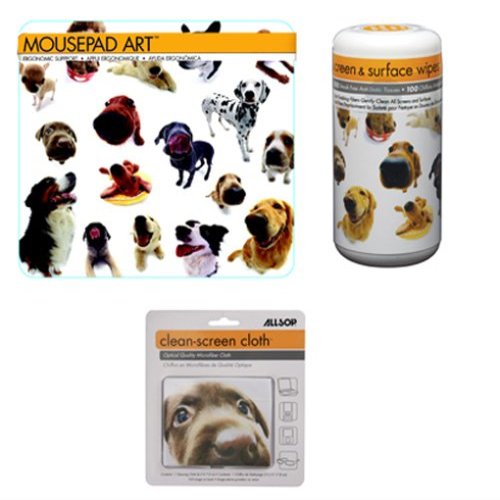 Allsop 30010 Hana Deka Dogs Computer Accessories Kit