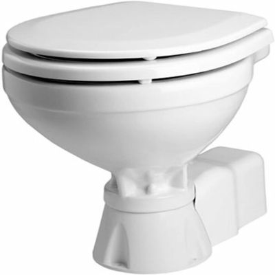 Johnson Pumps 80-47231-01 AquaT Compact Silent Electric Marine Toilet, 12V