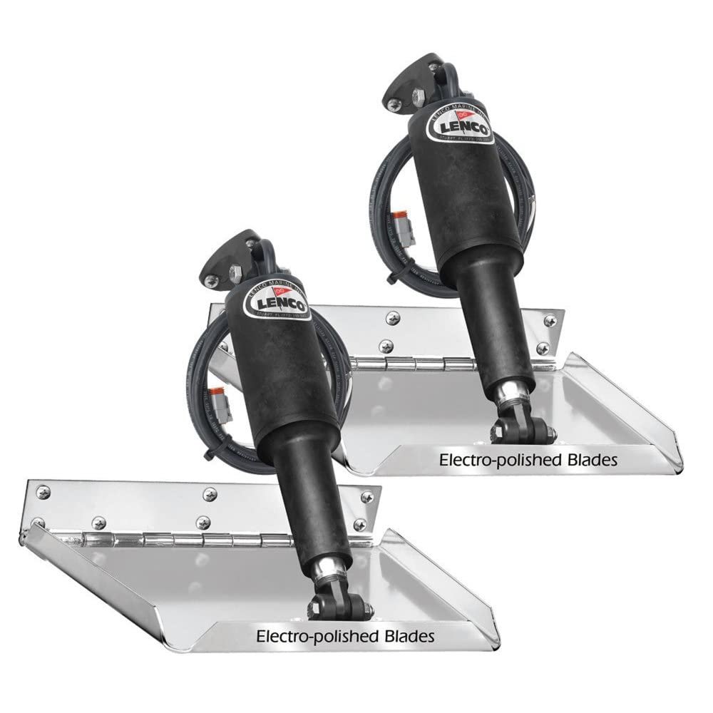 LENCO Marine 15035-101 Trim Tab Kit, 9" x 12", 12V