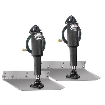 LENCO MARINE 15000-101 Trim Tab Kit, 9" x 9" 12V, Standard Mount