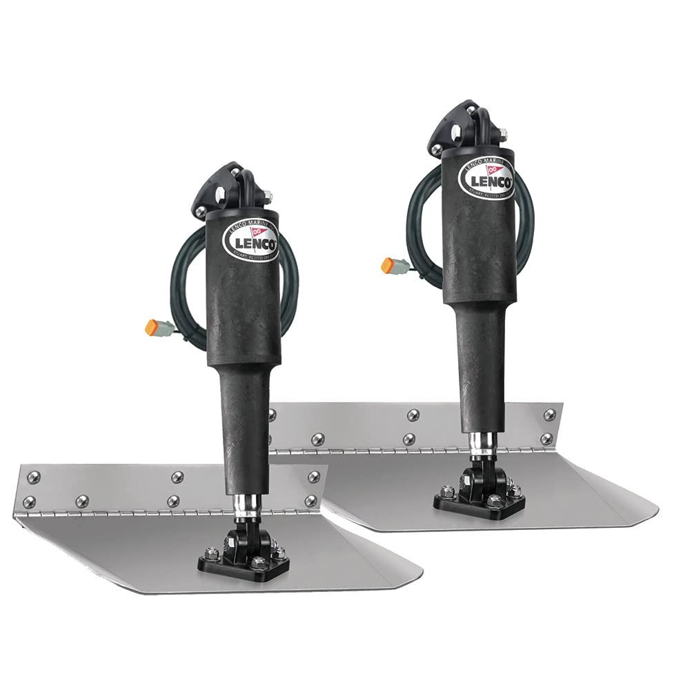 Lenco 15008-101 Trim Tab Kit, 12" x 18" 12V, Standard Mount