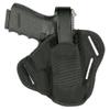 BLACKHAWK 3-Slot Ambidextrous Black Pancake Holster, Size 00, (2-3" Barrel Sm/Med DA Revolver ex 2" 5-shot ) view 1
