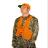 Hunters Specialties Adult Mesh Safety Vest - Blaze Orange High Visibility Mesh Breathable Vest for Hunting, One Size Fit All view 1