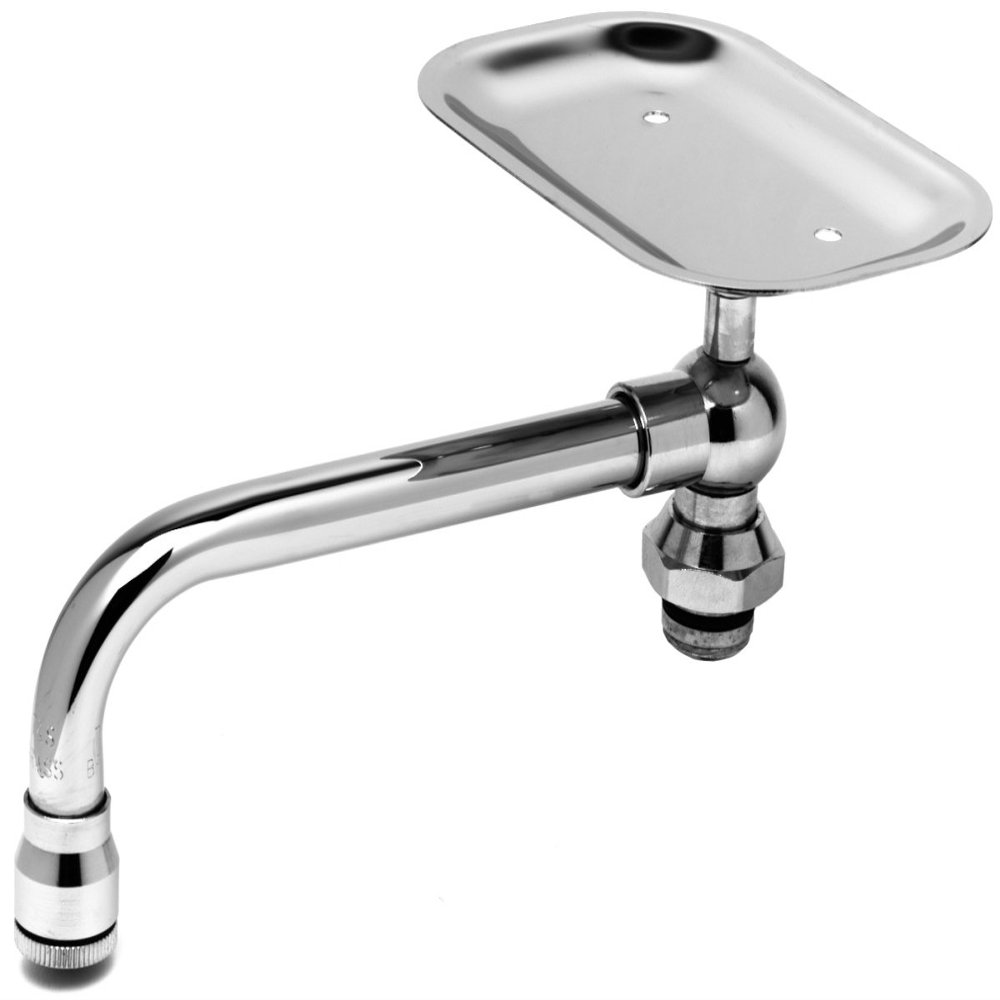 TS Brass 160X 6-Inch Soap Dish Swing Nozzle, Chrome