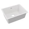 Elkay Quartz Classic ELGU2522WH0 Single Bowl Undermount Sink, White view 1