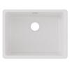 Elkay Quartz Classic ELGU2522WH0 Single Bowl Undermount Sink, White view 3
