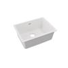 Elkay Quartz Classic ELGU2522WH0 Single Bowl Undermount Sink, White view 4