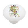 Gotham Decor Oriental Dragon and Lotus Flowers Ceramic Drawer Knob view 1