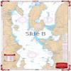 Waterproof Charts, Standard Navigation, 12 Northern Lake Champlain - Burlington to Richelieu, Easy-to-Read, Waterproof Paper, Tear Resistant, Printed on two sides, 2 charts in 1, NOAA ChartsRiver view 2