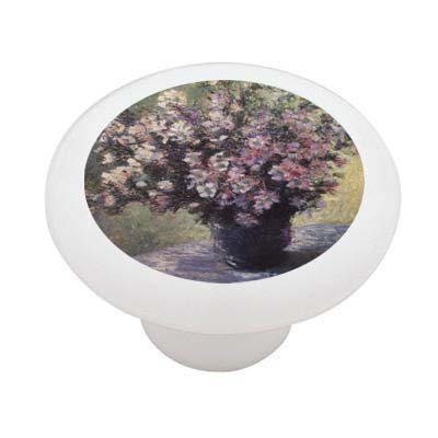Gotham Decor Vase of Flowers by Monet Ceramic Drawer Knob