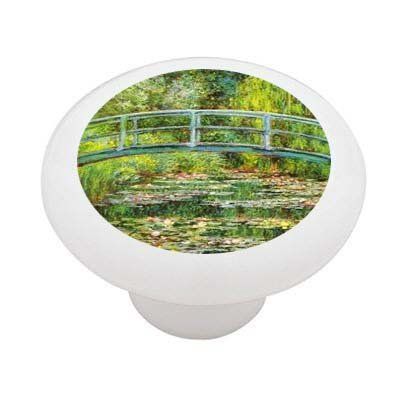 Gotham Decor Japanese Bridge by Monet Ceramic Drawer Knob