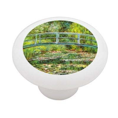 Gotham Decor Japanese Bridge by Monet Ceramic Drawer Knob