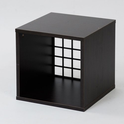 JK Plan Yh-164 Yh-164-db Japanese Cube Box Series, Open Type, Dark Brown