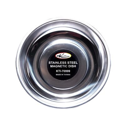 K Tool International Magnetic Dish Parts Tray 5-3/4 Inches Stainless Steel