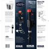Kohler Genuine Part Gp1083167 Silent Fill Valve Kit For All Kohler Class Five Toilets,12.5" x 3.5" x 3" view 2