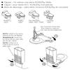 KOHLER GENUINE PART K-GP84995 FLAPPER Toilet Flapper, Hinge, 2" hinge flapper used in various one-piece toilets view 2