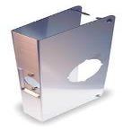 Door Reinforcer, SS, Backset 2 3/4 in
