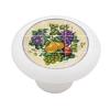 Gotham Decor Mixed Fruit Tile Design Ceramic Drawer Knob view 1