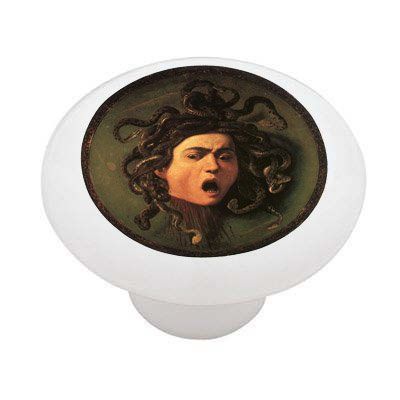Gotham Decor Medusa by Caravaggio Ceramic Drawer Knob