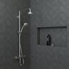 hansgrohe 100 Showerhead E 3-Jet, 2.5 GPM view 3