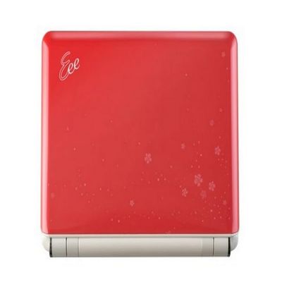 ASUS Eee PC 901 8.9-Inch Netbook (1.6 GHz Intel Atom Processor, 1 GB RAM, 12 GB Solid State Drive, 20 GB Eee Storage, XP Home) Sakura Red