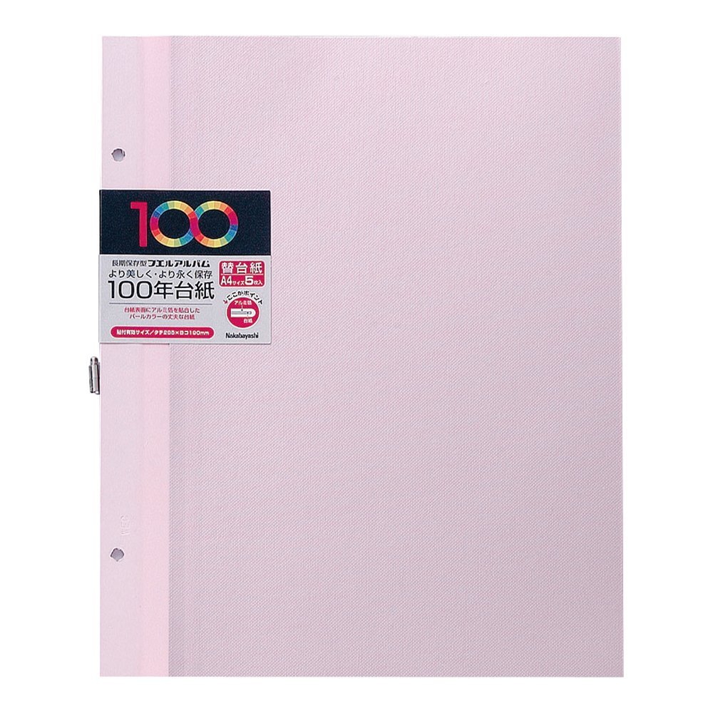 100 Years Mat Free Replacement Card, Screw Type, A4 Size, Pink [Toys & Hobbies]