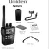 Uniden MHS75 Waterproof Handheld 2-Way VHF Marine radio, Submersible, Selectable 1/2.5/5 Watt Transmit Power. All USA/International and Canadian Marine Channels - Color Black view 3