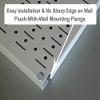 Wall Control 30-P-3232B Black Metal Pegboard Pack - (2) 32" Tall x 16" Wide Black Pegboards view 4
