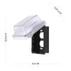 TayMac 16-in-1 1-Gang Weatherproof In-Use Cover, Clear view 2