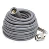 K40 K4018FME 18ft Super Mini-8 CB Antenna Cable with Removable FME Connector, Black view 1
