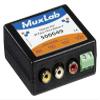MuxLab Inc 500049 Stereo A/V/IR Pass-Thru Balun, Female view 1