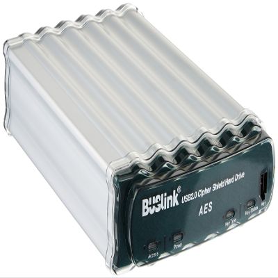Buslink CipherShield FIPS 140-2 HIPAA 256-bit AES USB 2.0 Hardware Encrypted External Desktop Hard Drive (2TB)