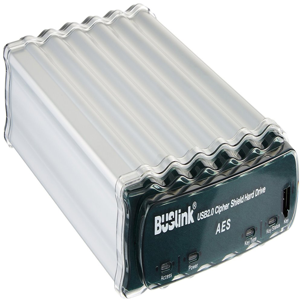 Buslink CipherShield FIPS 140-2 HIPAA 256-bit AES USB 2.0 Hardware Encrypted External Desktop Hard Drive (2TB)