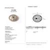 Alno A1474-SN Fiore Traditional Backplates, Satin Nickel view 2