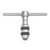 Starrett T-Handle Tap Wrench - Ideal for Holding Taps, Drills, Reamers and Small Tools - 1/4-1/2" Capacity Tap Size, 3-1/2" Body Length, 3/16-5/16" Square Shank - 93C view 1