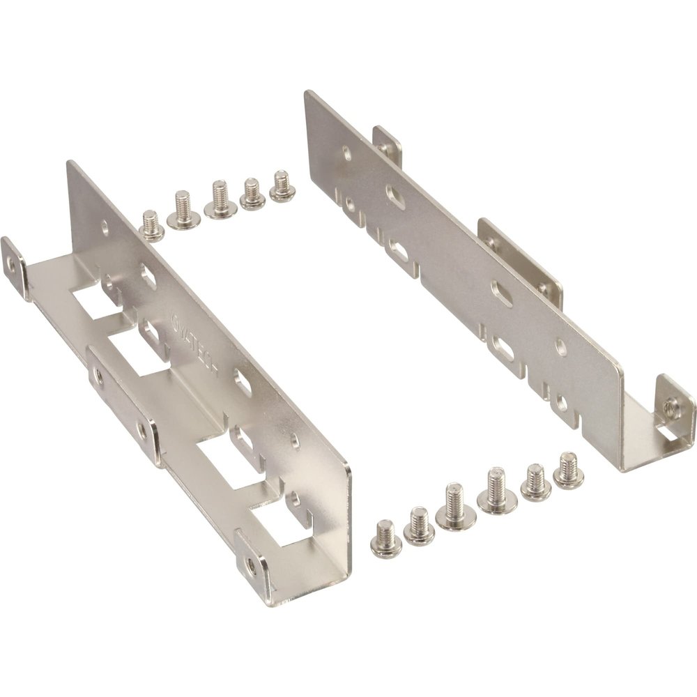 InLine HDD/SSD Einbauschienen - 2X 6,35cm (2,5") zu 8,89cm (3,5") - nur Rahmen und Schrauben