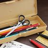 ALLEX Small Skinny Scissors for Office 5.5", All Purpose Slim & Thin Low Profile Scissors, Made in JAPAN, All Metal Sharp Japanese Stainless Steel Blade with Non-Slip Soft Ring, Black view 3